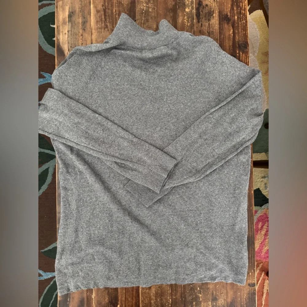 H&M Gray Quarter-Zip Sweater